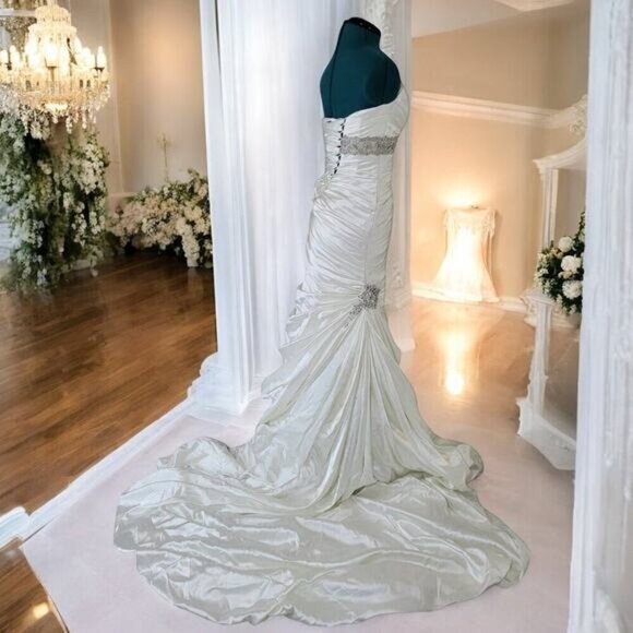 Sottero and Midgley Collection Adorae-JSM1307LU White Wedding Dress - Size 2 - Picture 4 of 16